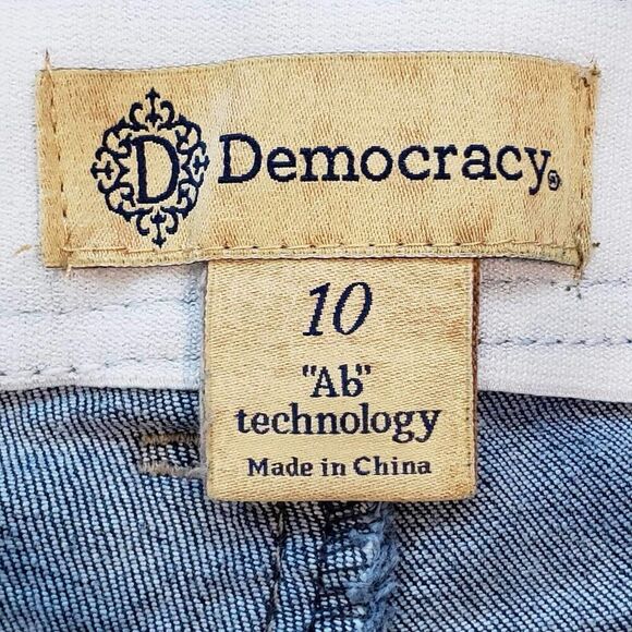 Democracy Jeans Women’s Size 10 Light Wash "Ab" Technology Denim Skinny - Picture 8 of 11